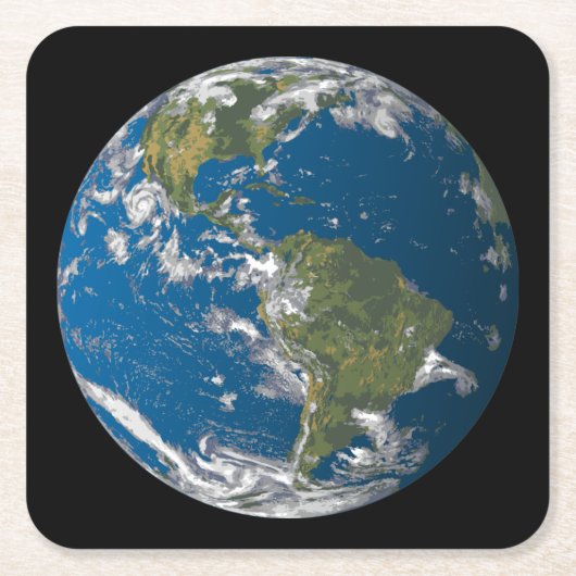 Planet EARTH Kartonnen Onderzetters (Voorkant)