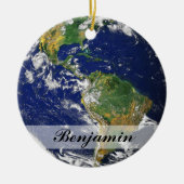 Planet Earth | Keramisch Ornament (Voorkant)