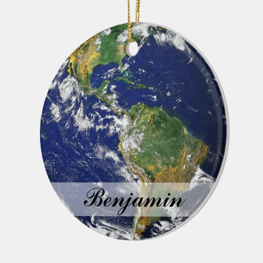 Planet Earth | Keramisch Ornament (Links)