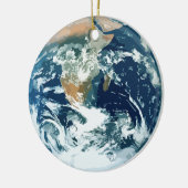 Planet Earth Keramisch Ornament (Links)