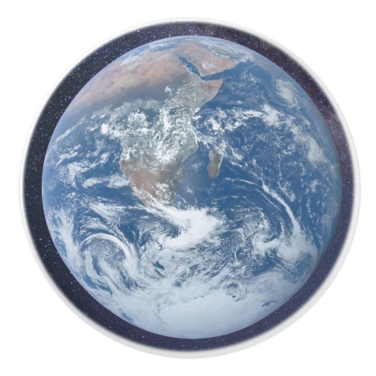 Planet Earth Keramische Knop (Voorkant)