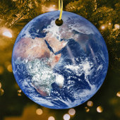Planet Earth Kerstboom Keramisch Ornament