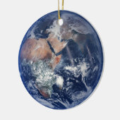 Planet Earth Kerstboom Keramisch Ornament (Links)