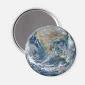 Planet Earth Koelkast of Locker Magnet (Voorkant / Achterkant)