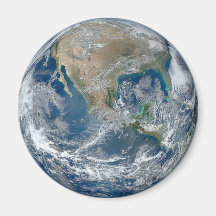 Planet Earth Koelkast of Locker Magnet