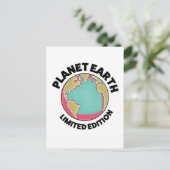 Planet Earth Limited Edition Briefkaart (Staand voorkant)