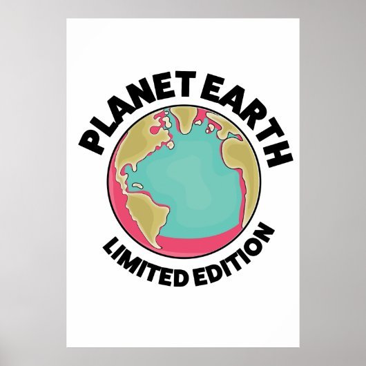 Planet Earth Limited Edition Poster (Voorkant)