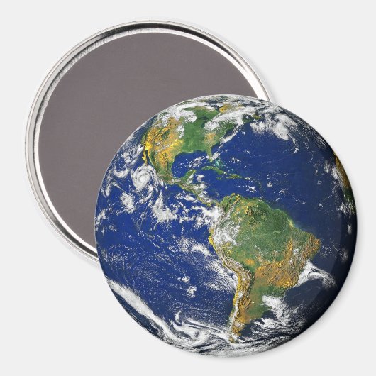 Planet Earth Magneet (Voorkant / Achterkant)