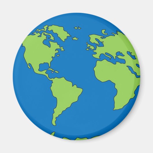 Planet Earth Magneet (Voorkant)