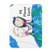 Planet Earth Magnet Magneet (Verticaal)