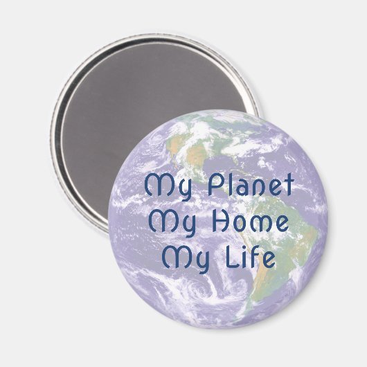 Planet Earth Magnet My Planet (Voorkant / Achterkant)
