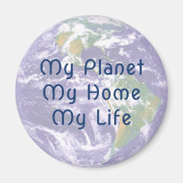 Planet Earth Magnet My Planet