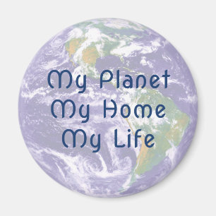 Planet Earth Magnet My Planet