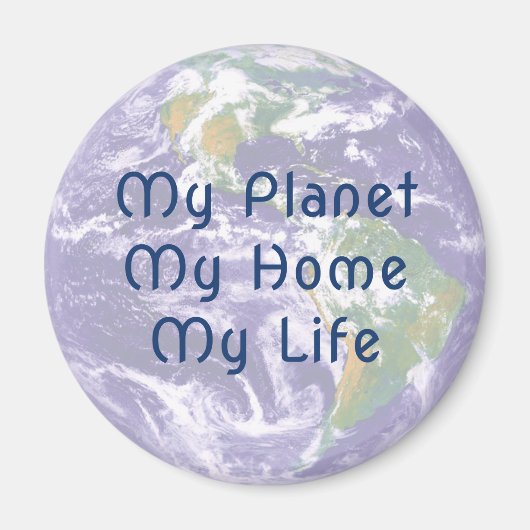 Planet Earth Magnet My Planet (Voorkant)
