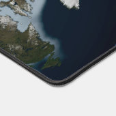 Planet Earth met Zee-ijsdekking in 1980. Bureaumat (Hoek)