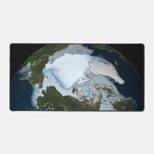 Planet Earth met Zee-ijsdekking in 1980. Bureaumat (Voorkant)