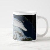 Planet Earth met Zee-ijsdekking in 1980. Grote Koffiekop (Rechts)