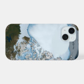 Planet Earth met Zee-ijsdekking in 1980. iPhone 15 Case (Achterkant horizontaal)