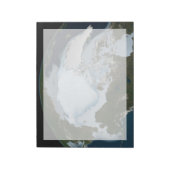 Planet Earth met Zee-ijsdekking in 1980. Notitieblok (Linkerzijde)