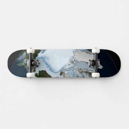 Planet Earth met Zee-ijsdekking in 1980. Persoonlijk Skateboard (Horizontaal)