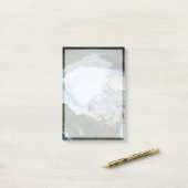 Planet Earth met Zee-ijsdekking in 1980. Post-it® Notes (Op bureau)