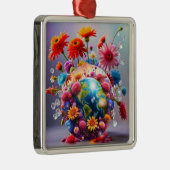 Planet Earth Metalen Ornament (Rechts)