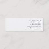 Planet Earth Mini Visitekaartje (Achterkant)