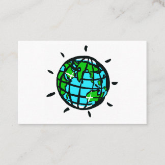 Planet Earth - Origineel grafisch Visitekaartje