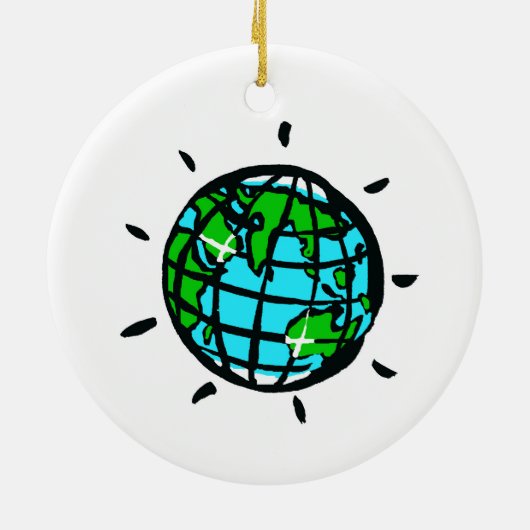 Planet EARTH - Ornament (Achterkant)