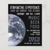 Planet Earth, Planetarium-evenement Adverteren Flyer (Voorkant)