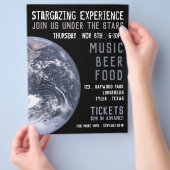 Planet Earth, Planetarium-evenement Adverteren Flyer (Hand)