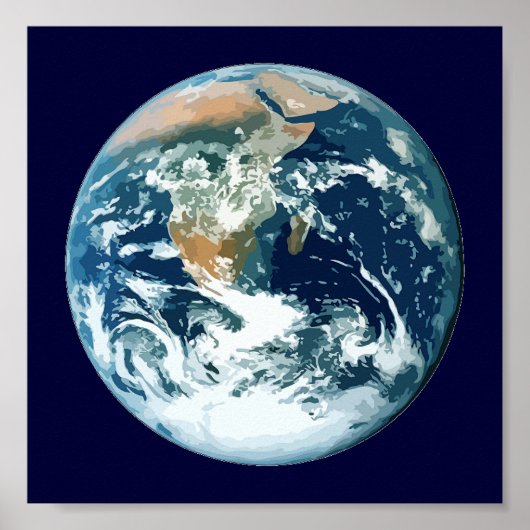 Planet Earth Poster (Voorkant)