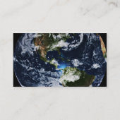 Planet Earth Profile Card Visitekaartje (Achterkant)