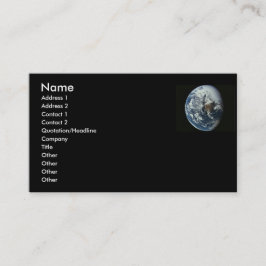 Planet Earth Profile Card Visitekaartje