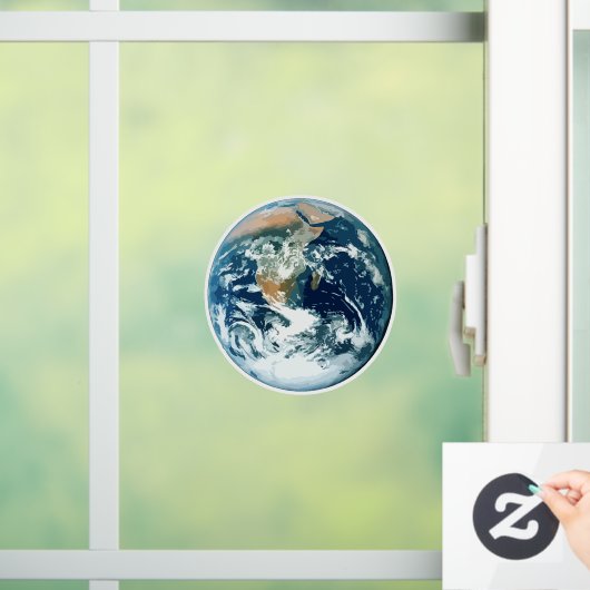 Planet Earth Raamsticker (Huis)