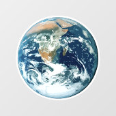 Planet Earth Raamsticker (Vel)