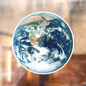 Planet Earth Raamsticker (Vel 2)