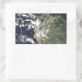 Planet Earth Rechthoekige Sticker (Tas)