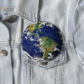 Planet Earth | Ronde Button 4,0 Cm (In situ)