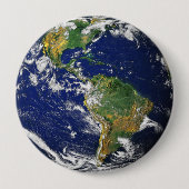 Planet Earth | Ronde Button 4,0 Cm (Voorkant)