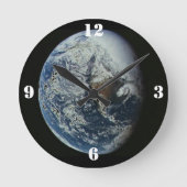 Planet Earth Ronde Klok (Voorkant)