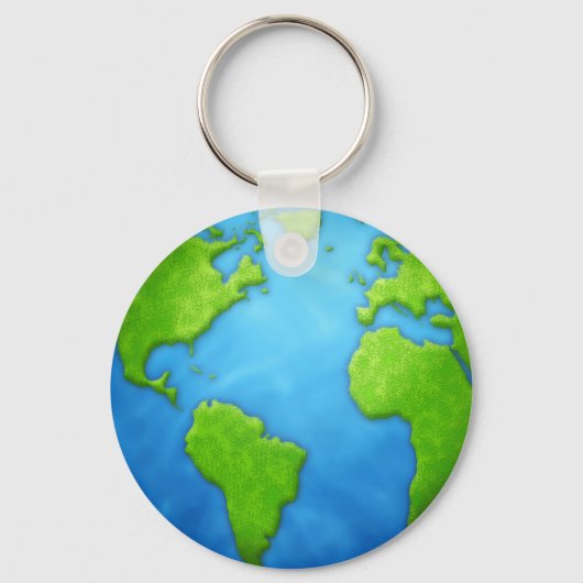 Planet Earth Sleutelhanger (Voorkant)