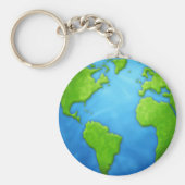 Planet Earth Sleutelhanger (Voorkant)
