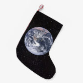 Planet Earth Starry Sky Kleine Kerstsok (Voorkant (Hangend))