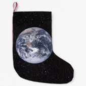 Planet Earth Starry Sky Kleine Kerstsok (Voorkant)