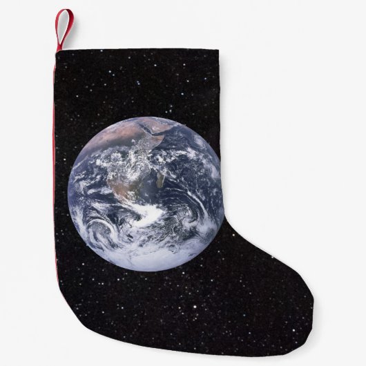 Planet Earth Starry Sky Kleine Kerstsok (Voorkant)