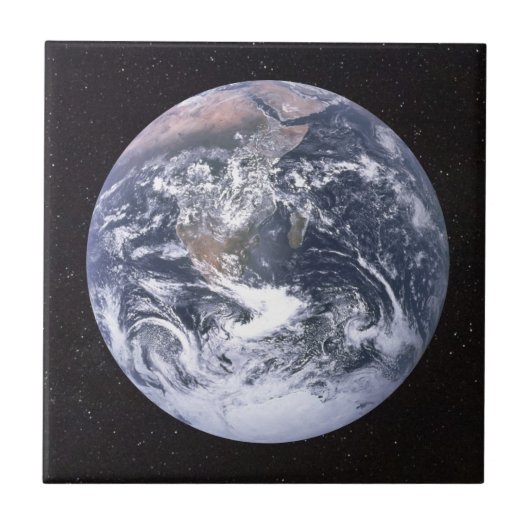 Planet Earth Starry Sky Tegeltje (Voorkant)