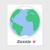 Planet Earth Sticker (Vel)