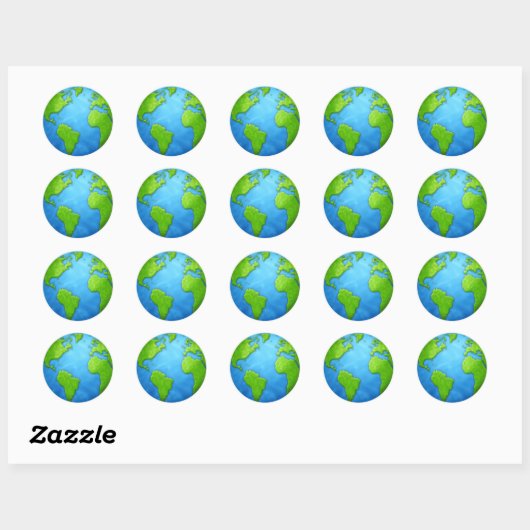 Planet Earth Sticker (Vel)
