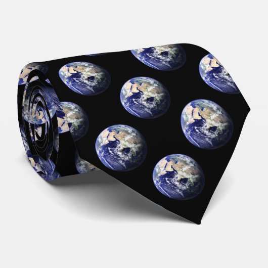 Planet Earth Stropdas (Opgerold)